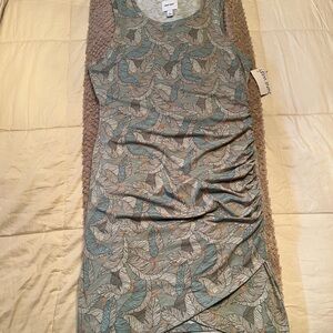 Nine West Leaf Pattern Sleeveless Summer Dress